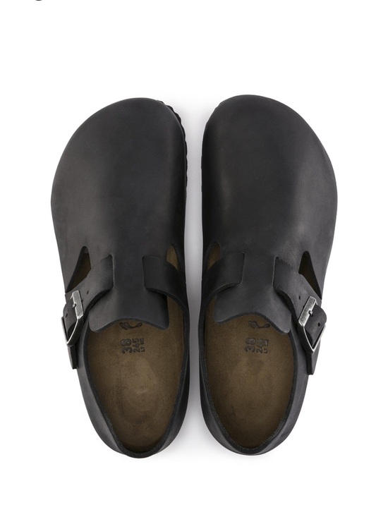 Birkenstock Shoes - Birkenstock | London Clog in Black Oiled Leather 40